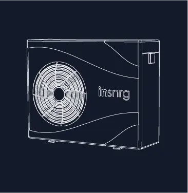 INSNRG Hi heat pump product illustration